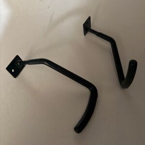 Black Metal Bike wall Hooks For Garage Storage
